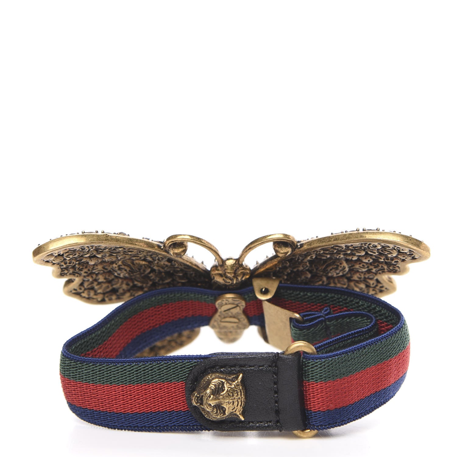 Gucci Web Crystal Butterfly Bracelet Multicolor 4 of 5