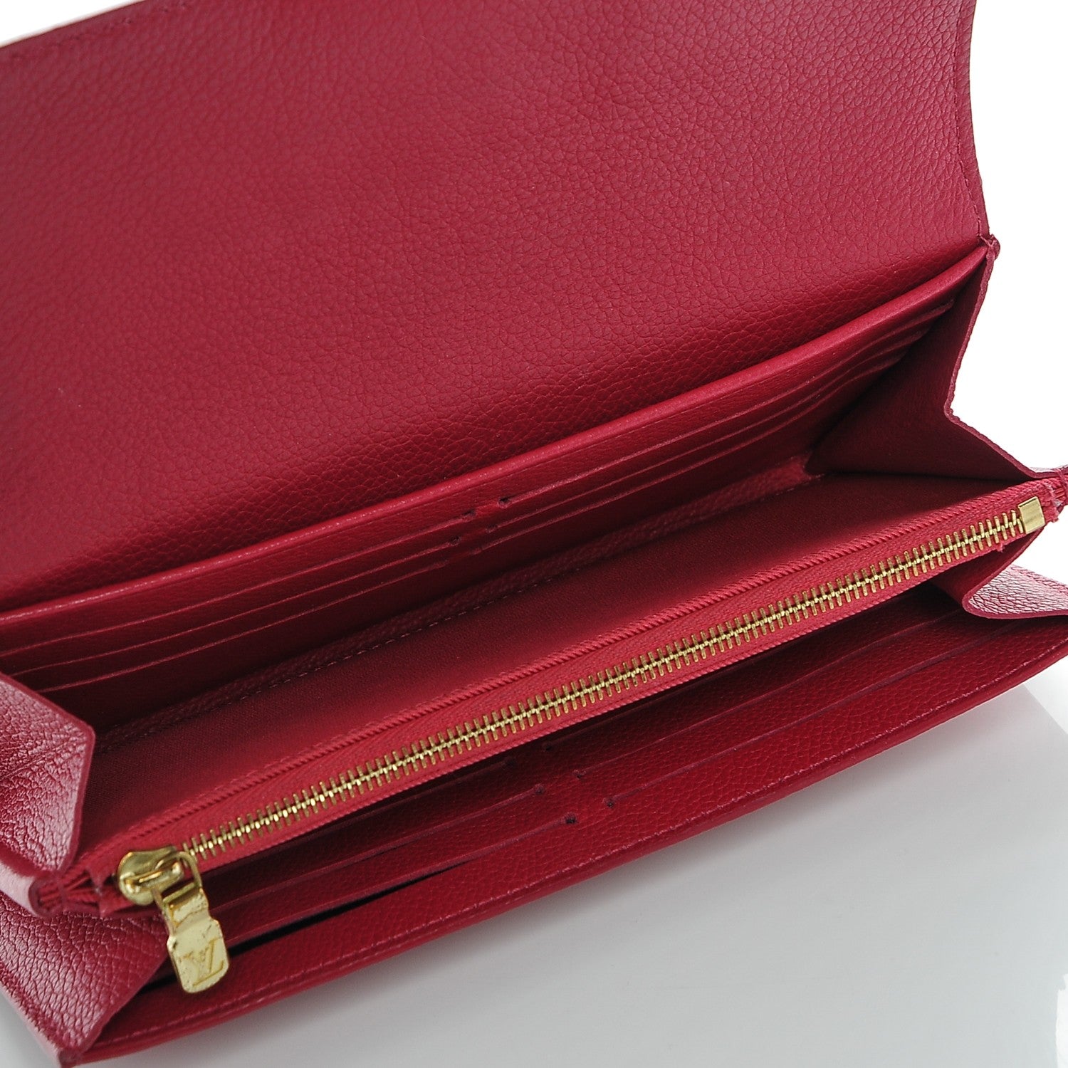 Louis Vuitton Calfskin Lockme Wallet Dahlia 5 of 6