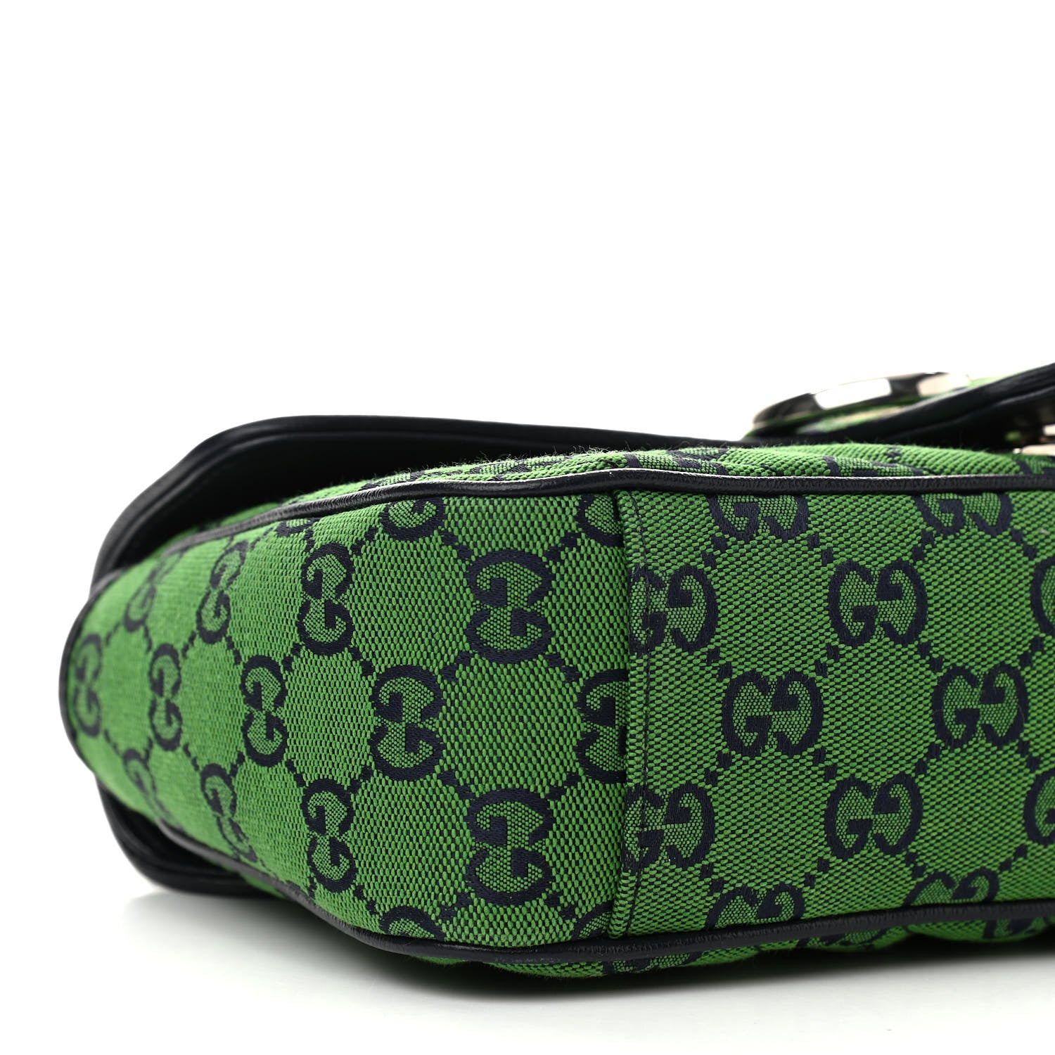 Gucci Monogram Multicolor Matelasse Diagonal Small GG Marmont Shoulder Bag Green Blue 8 of 9