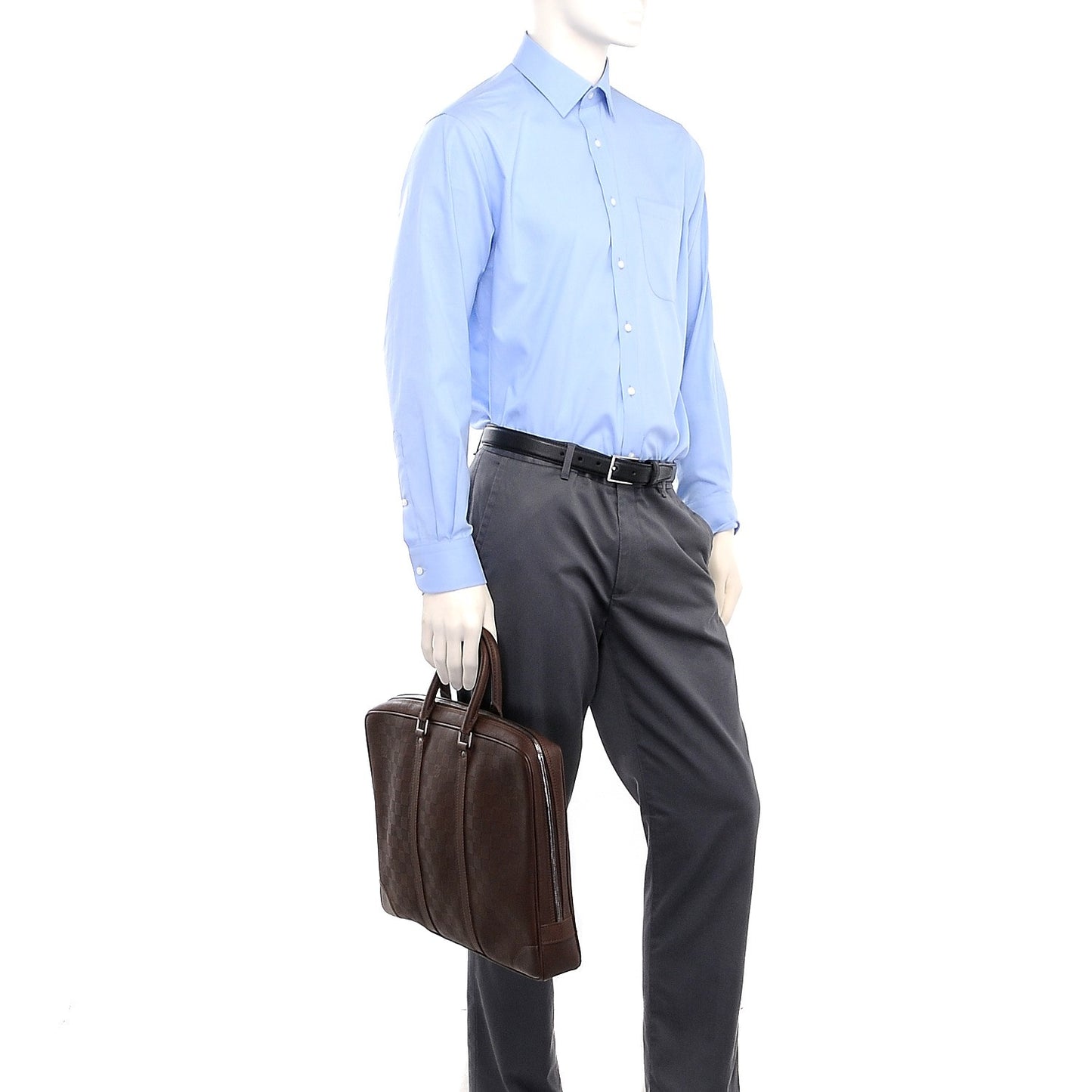 Damier Infini Porte-Documents Voyage Meteor