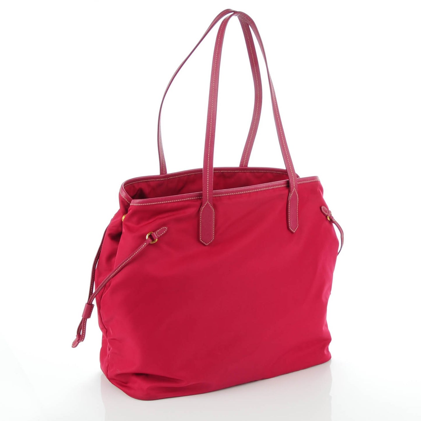 Tessuto Nylon Saffiano Tote Ibisco