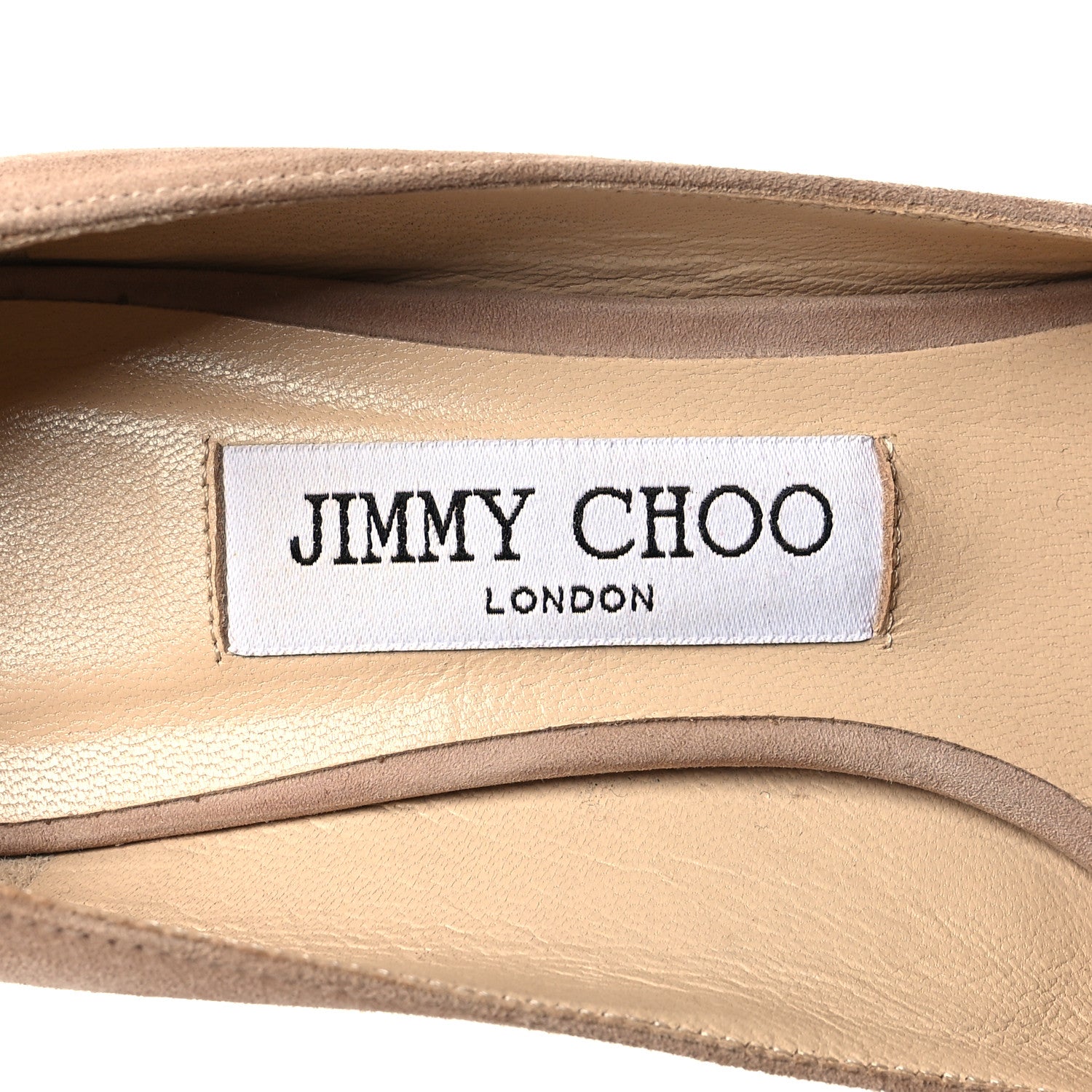 Jimmy Choo Suede Pointy Toe Romy 60 Pumps 37 Beige 7 of 8