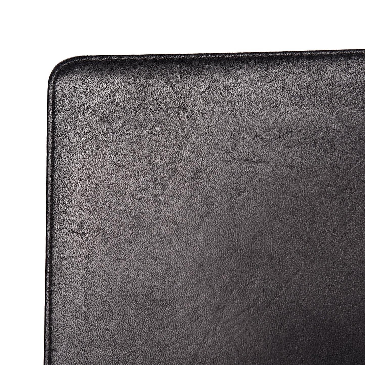 Lambskin Quilted Large Boy Flap Black