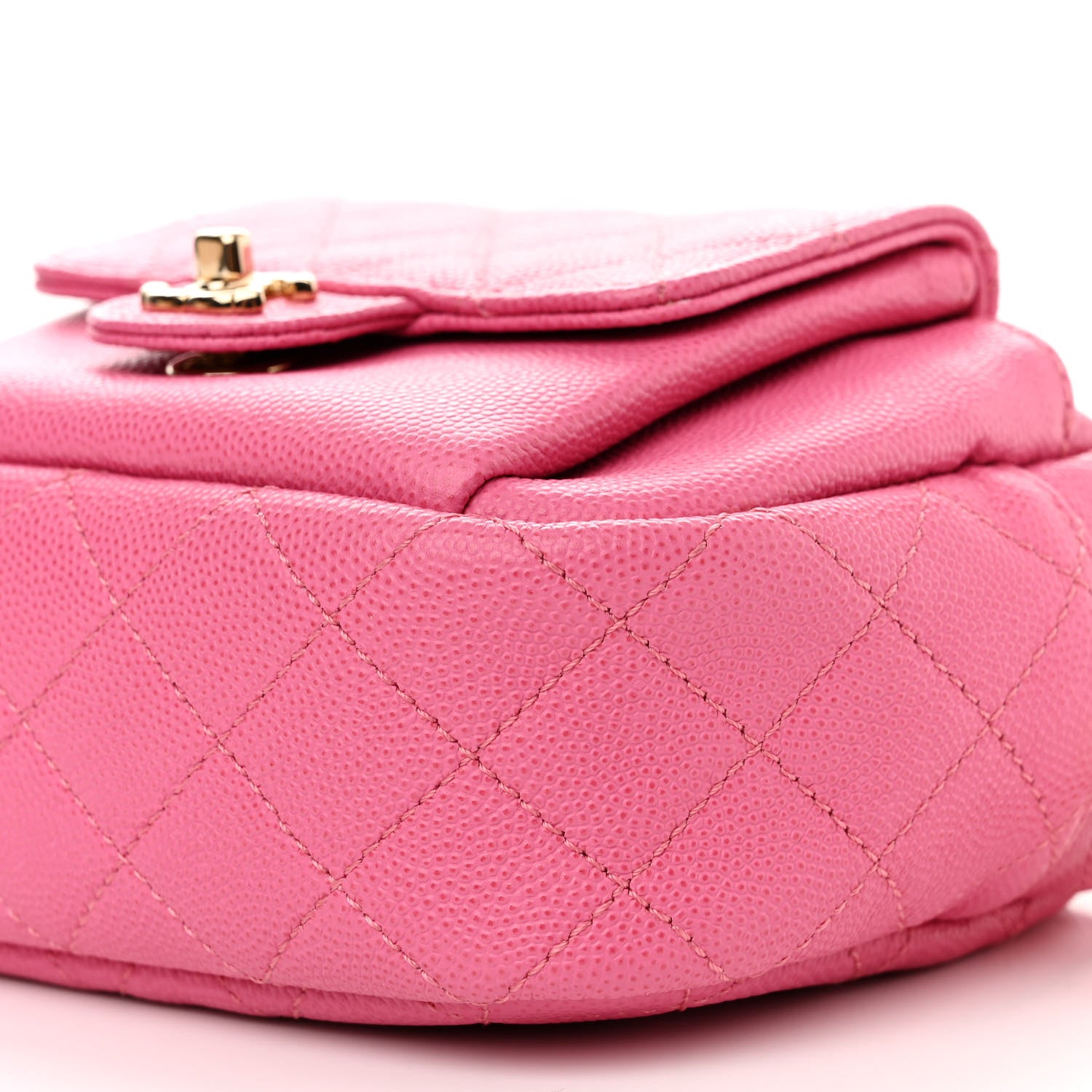 Chanel Caviar Quilted CC Day Camera Case Pink 10 of 14