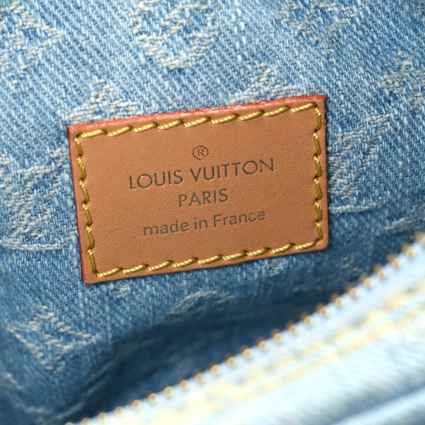 Monogram Denim Loop Sky Denim