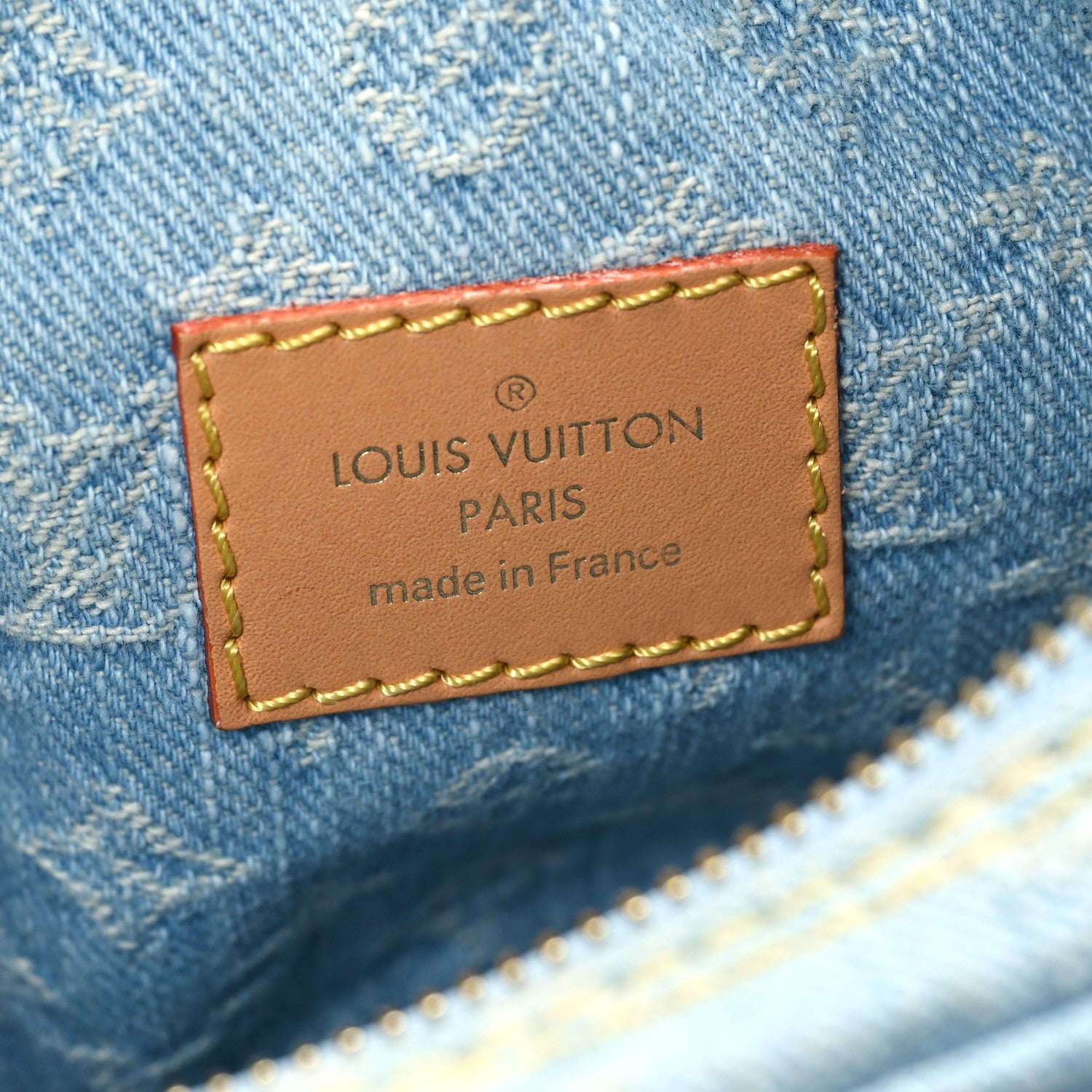 Louis Vuitton Monogram Denim Loop Sky Denim 6 of 11