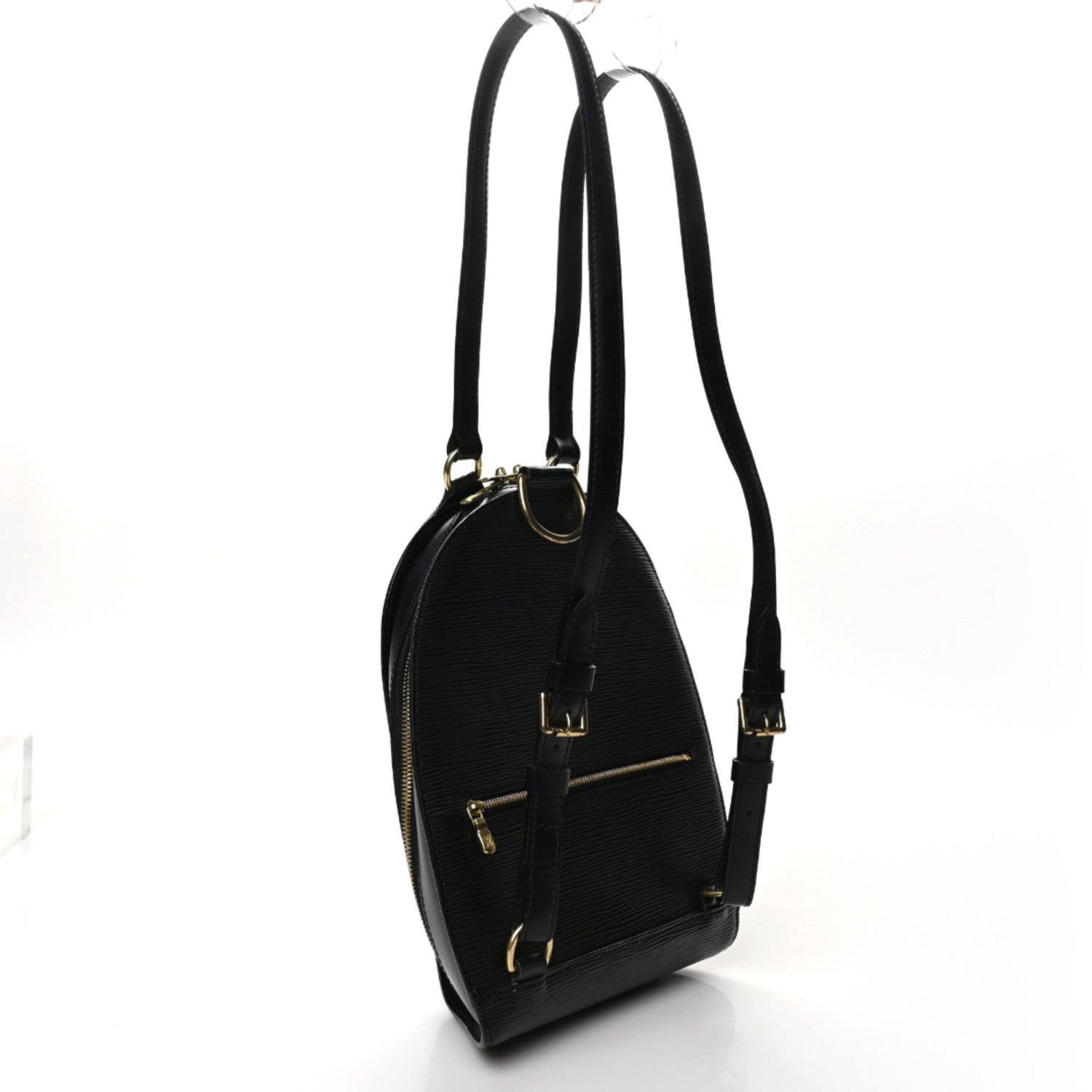 Louis Vuitton Epi Mabillon Backpack Black 3 of 9
