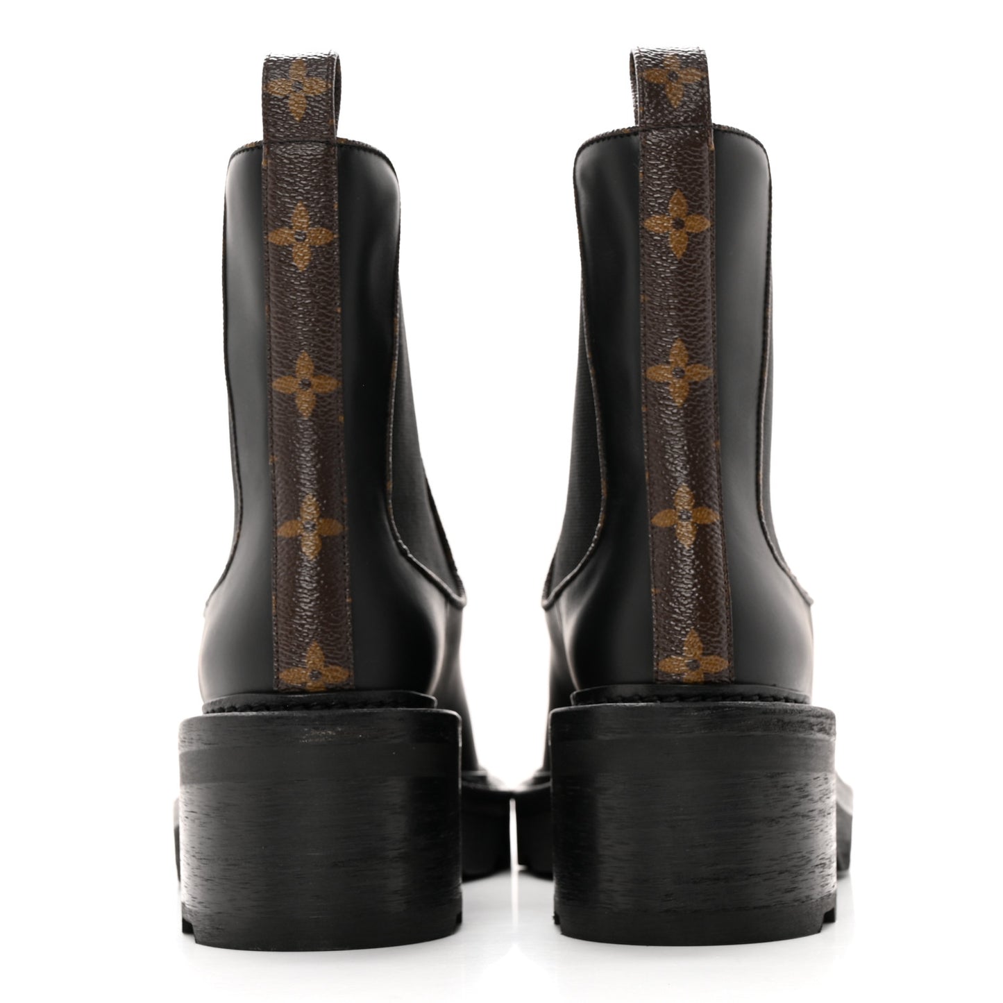 Calfskin Monogram Beaubourg Ankle Boots 38 Black