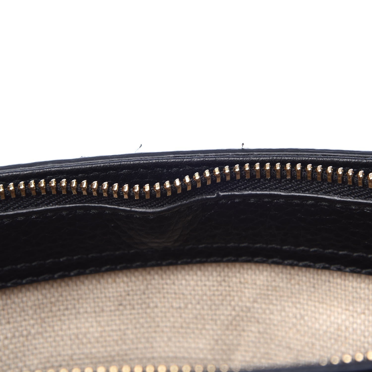 Gucci Pebbled Calfskin Small Soho Top Handle Bag Black 9 of 9