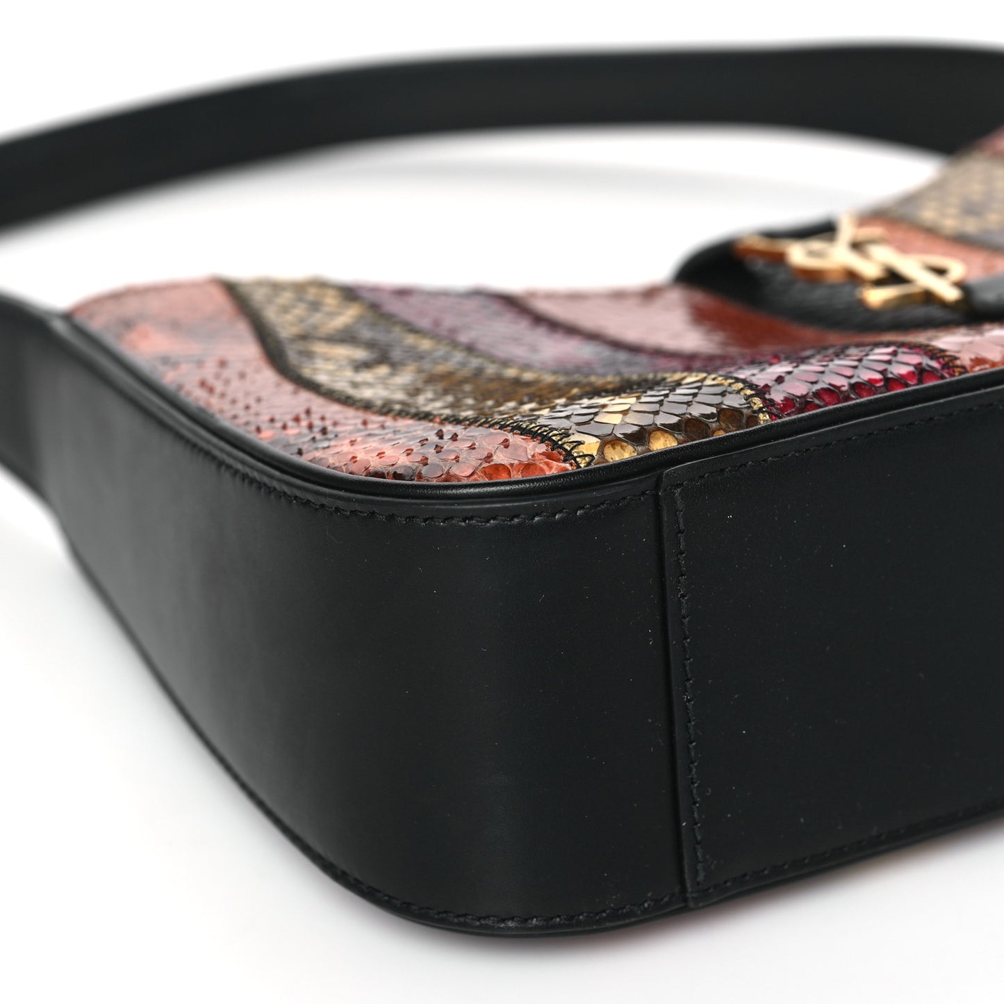 Snakeskin Patchwork Le 5 A 7 Hobo Brown