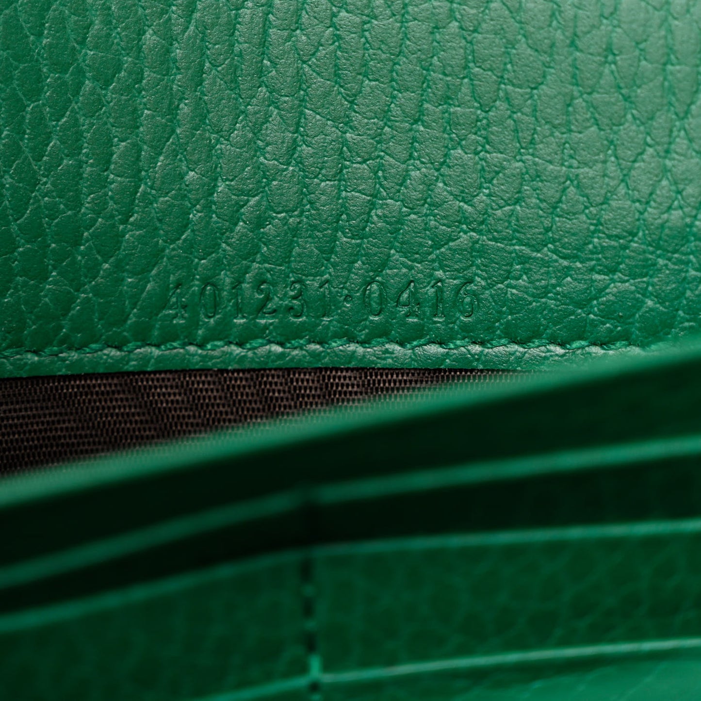 Calfskin Mini Dionysus Chain Wallet Emerald