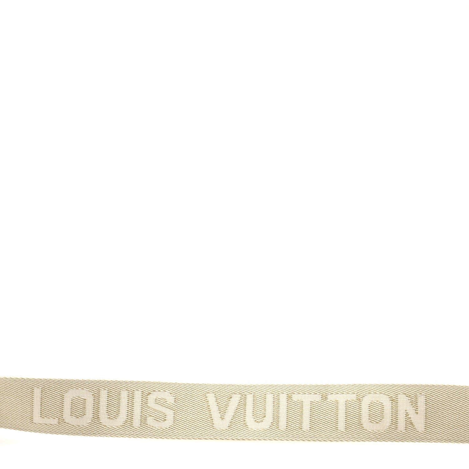Louis Vuitton Jacquard High Rise Shoulder Strap Beige 4 of 5