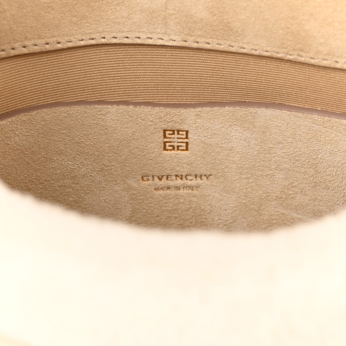 Shearling Quilted Small 4G Shoulder Bag Ivory