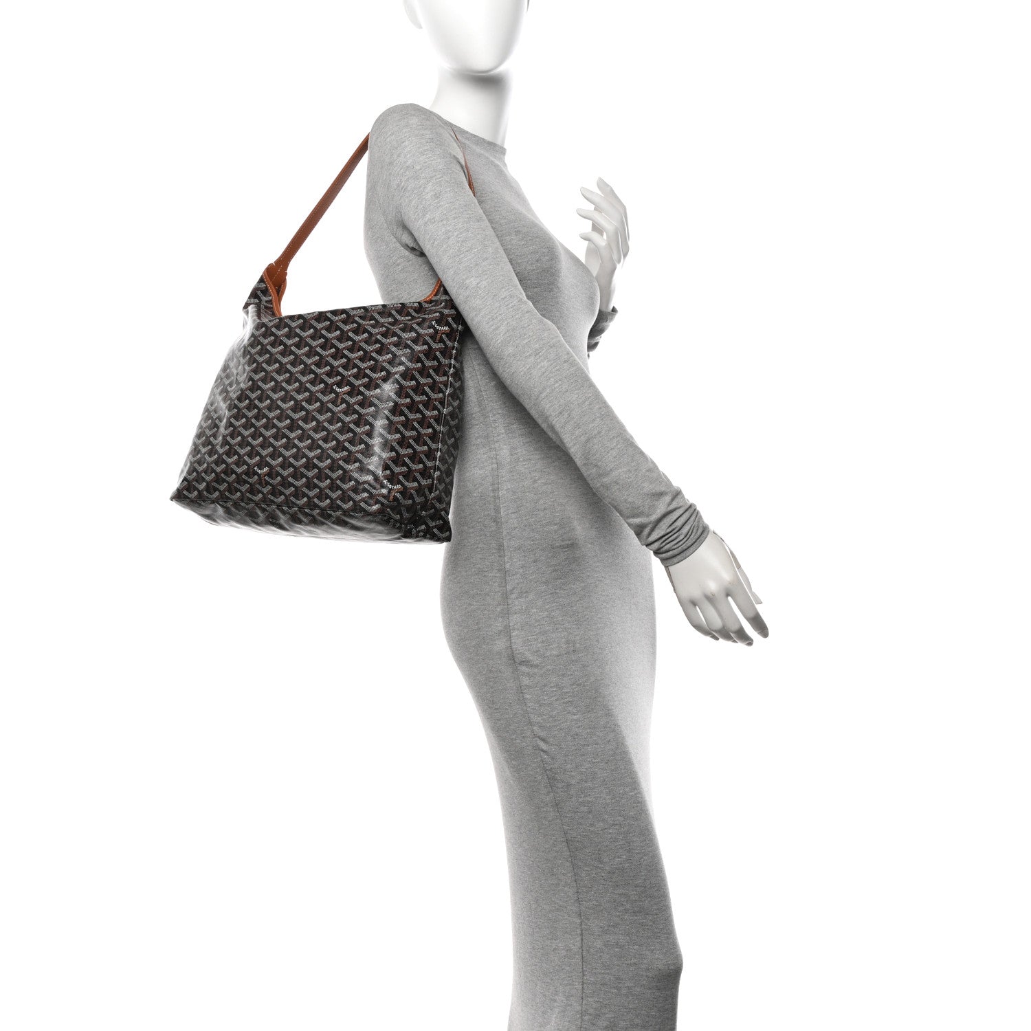 Goyard Goyardine Boheme Hobo Black Gold 2 of 11