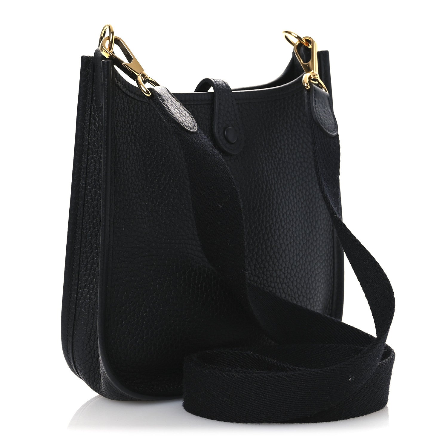 Hermes Taurillon Clemence Evelyne TPM Black 3 of 10