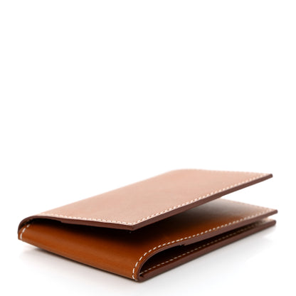Hermes Barenia Guernesey Card Case Fauve 4 of 10