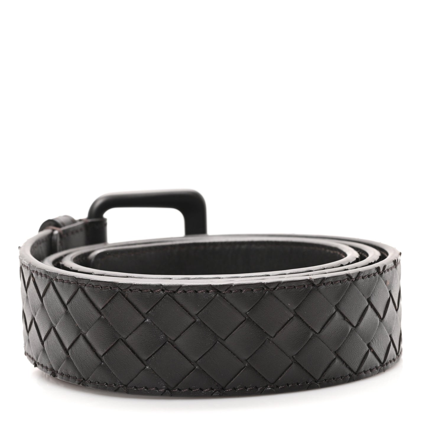Nappa Intrecciato Belt 95 38 Espresso