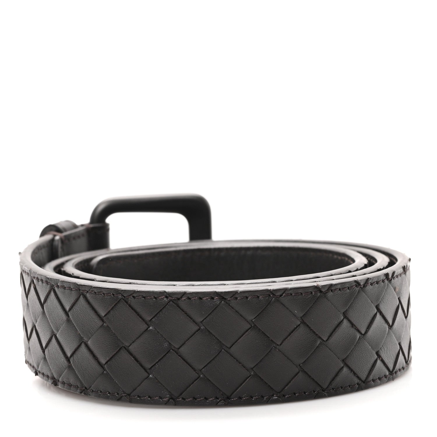 Bottega Veneta Nappa Intrecciato Belt 95 38 Espresso 2 of 5