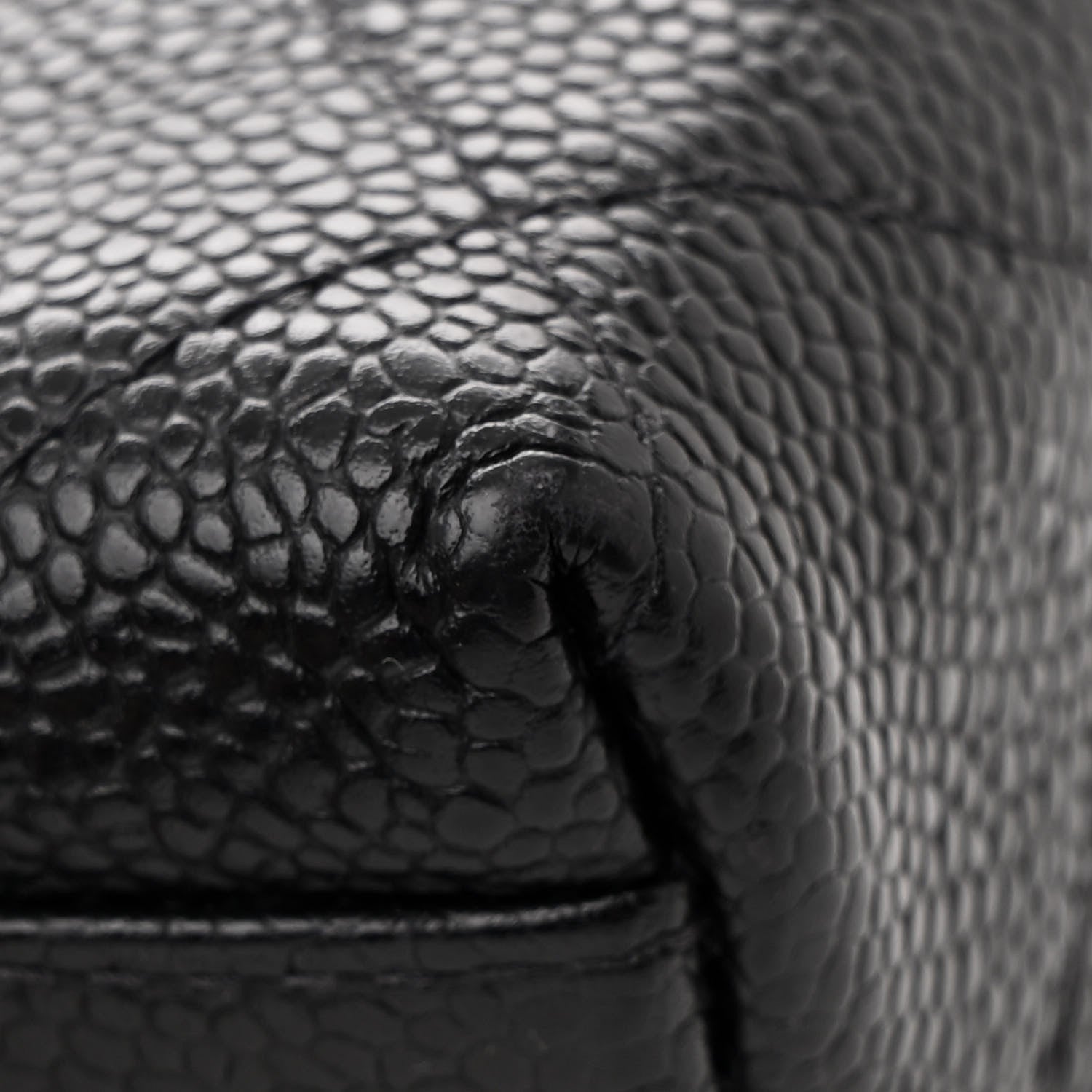 Chanel Caviar Quilted Small Shopping Tote Black 11 of 14
