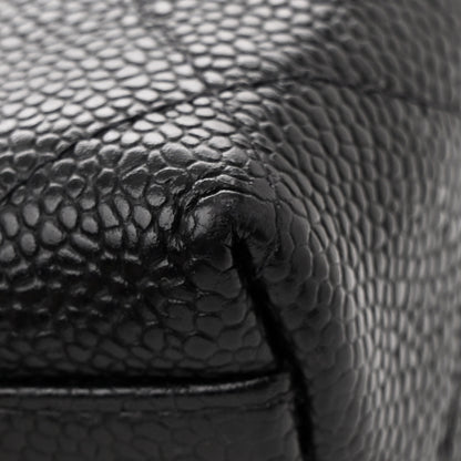 Chanel Caviar Quilted Small Shopping Tote Black 11 of 14