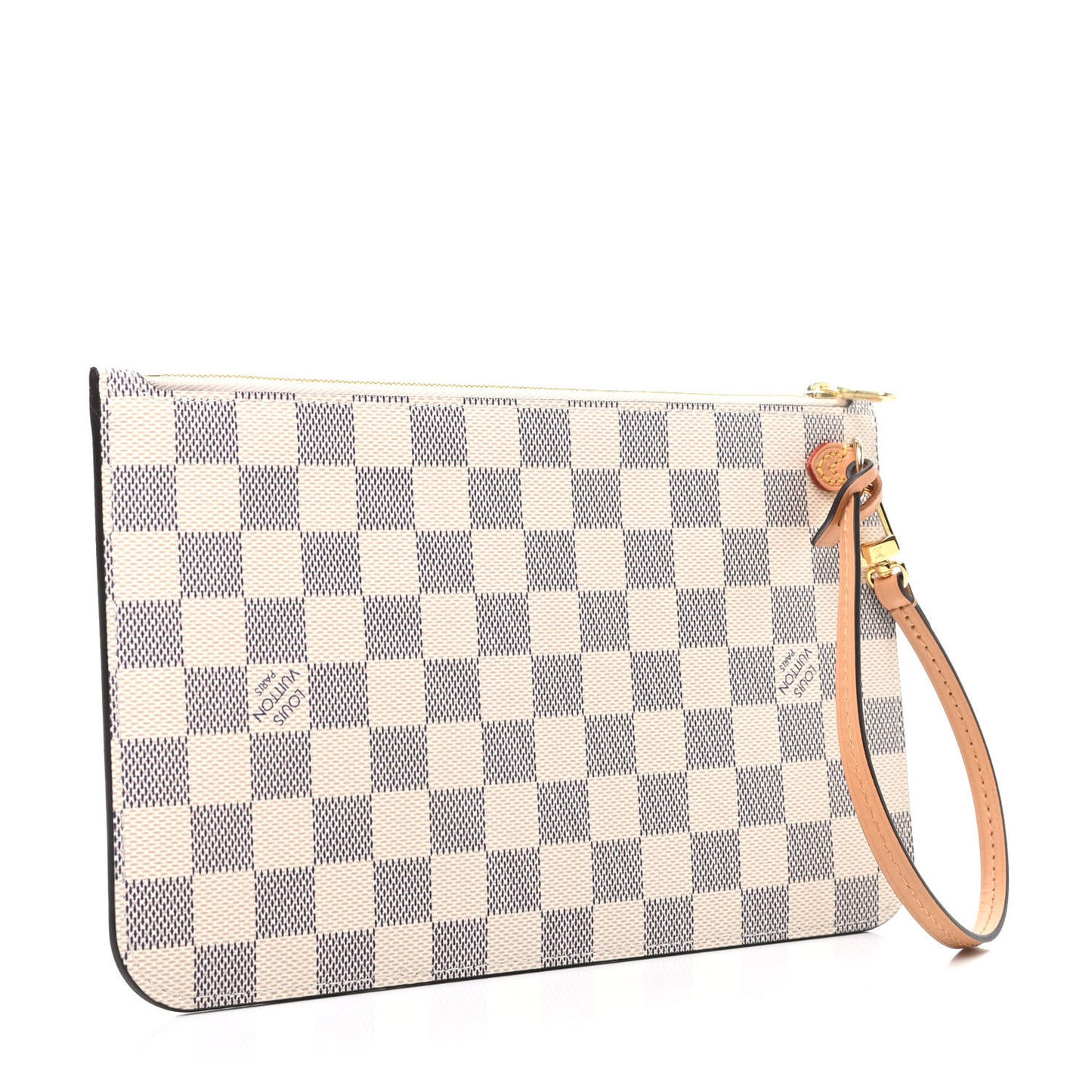 Damier Azur Braided Neverfull MM GM Pochette Pink
