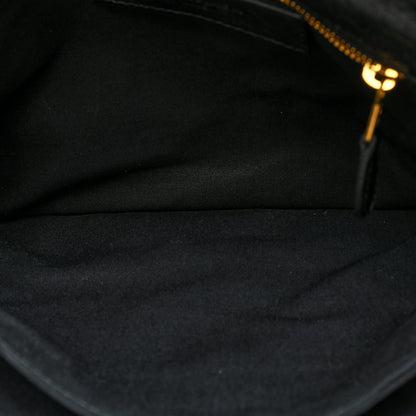 Balenciaga Agneau Giant 12 Gold Hardware Envelope Clutch Black 7 of 9