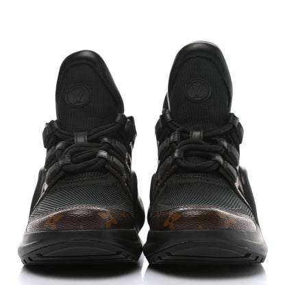 Louis Vuitton Calfskin Patent Monogram LV Archlight Sneakers 35 Black 2 of 9