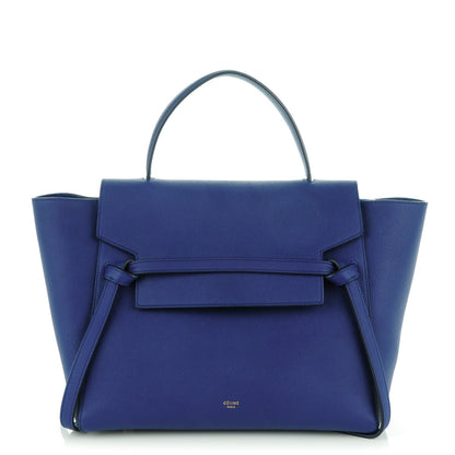 Celine Grained Calfskin Mini Belt Bag Indigo 1 of 8