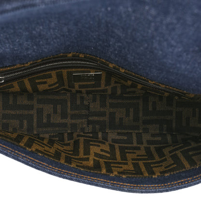 Fendi Denim Re-Edition Baguette Blue 4 of 7