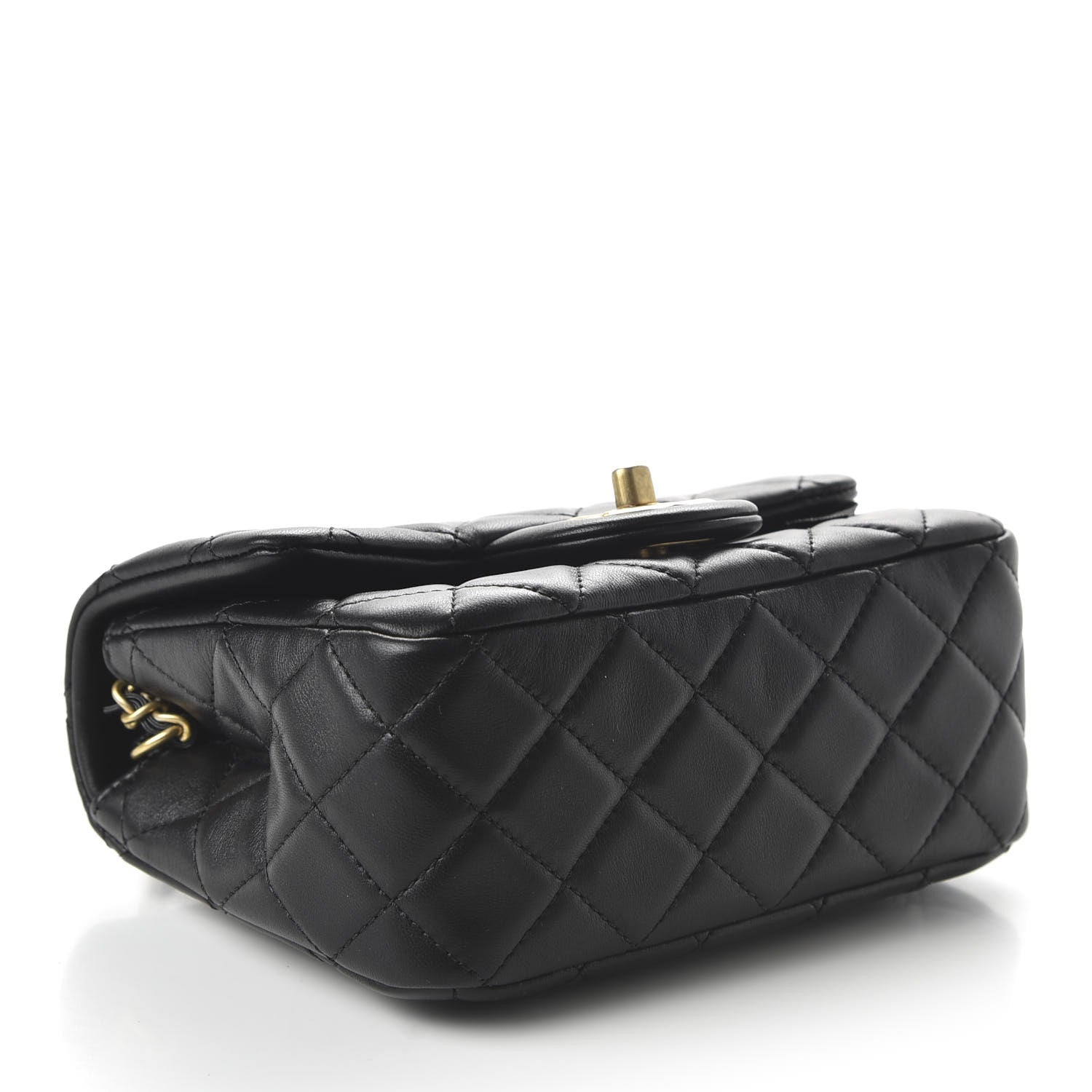 Chanel Lambskin Quilted Mini Pearl Crush Flap Black 4 of 11