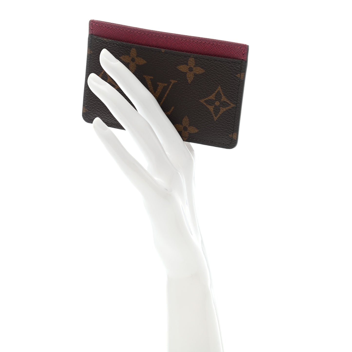 Monogram Card Holder Fuchsia