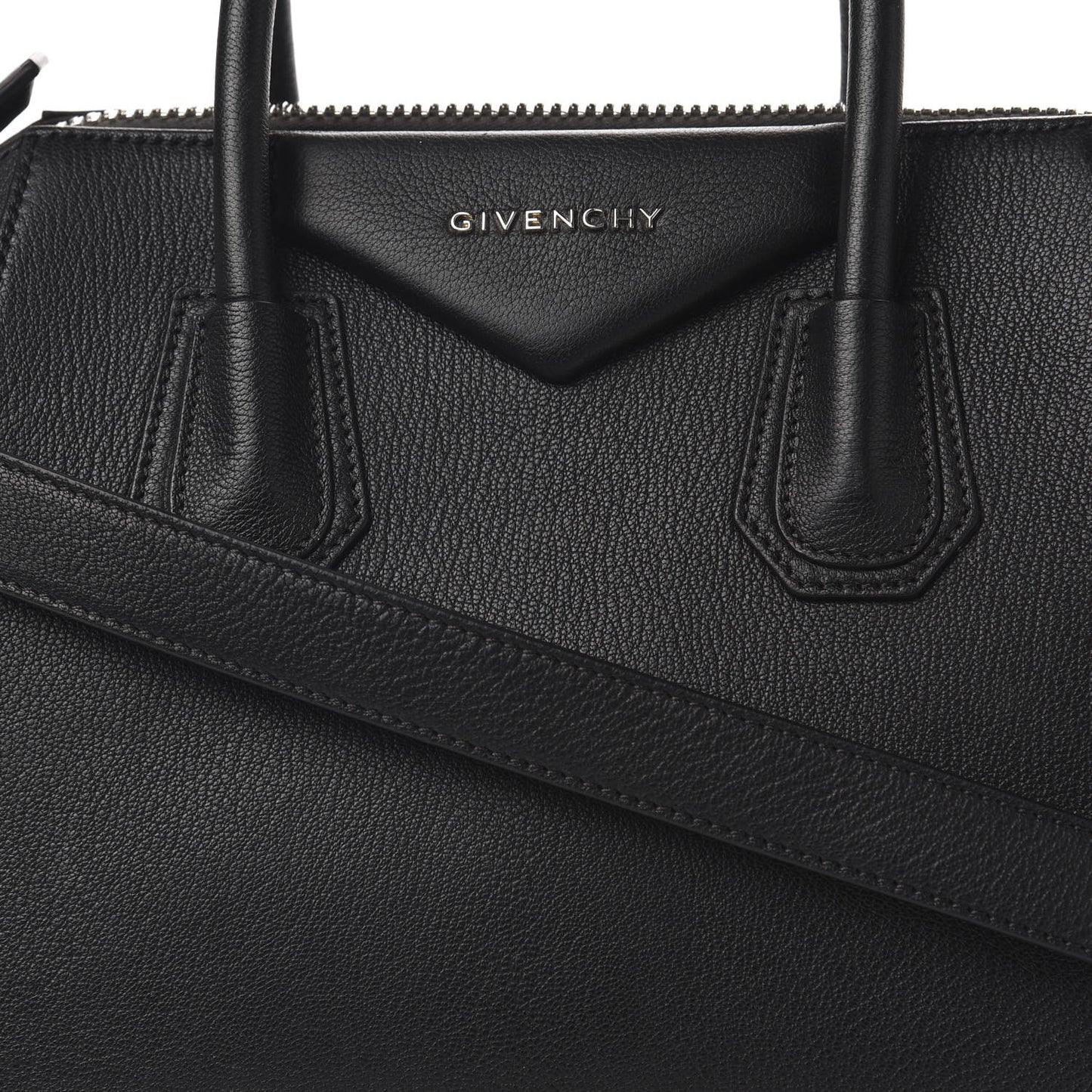 Sugar Goatskin Small Antigona Black