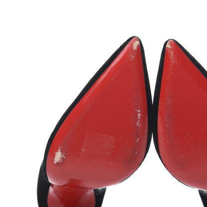 Christian Louboutin Velluto Stamp Iriza 100 Pumps 36.5 Verde 16 of 18