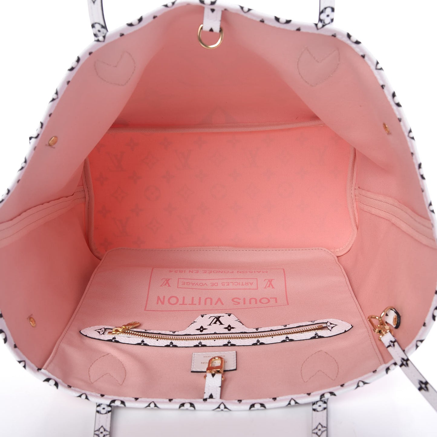 Monogram Giant Neverfull MM Rouge