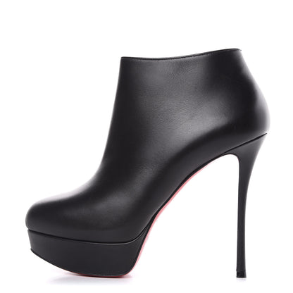 Christian Louboutin Calfskin Dirdibootie 130 Ankle Booties 37.5 Black 1 of 9