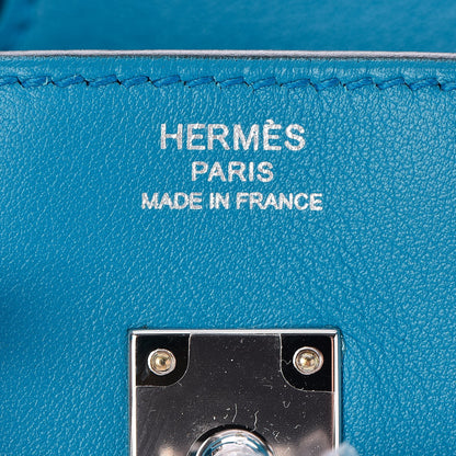 Hermes Swift Birkin 25 Bleu Zanzibar 19 of 35