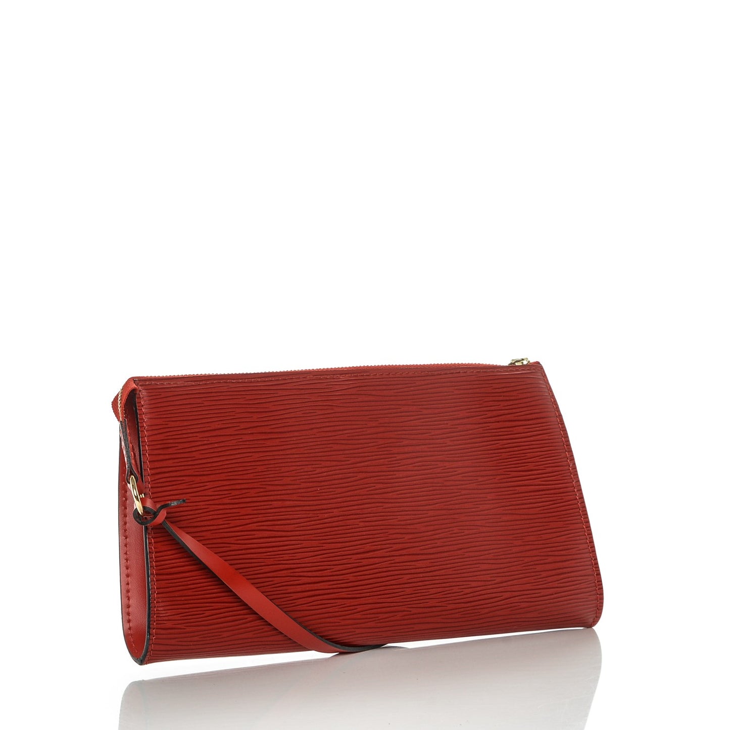 Epi Pochette Accessories 24 Castillan Red