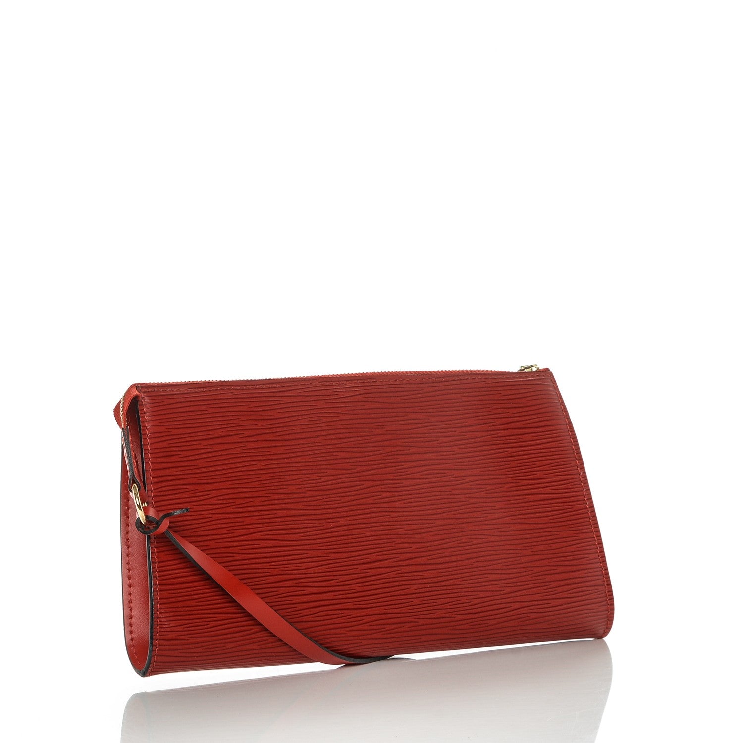 Louis Vuitton Epi Pochette Accessories 24 Castillan Red 3 of 7