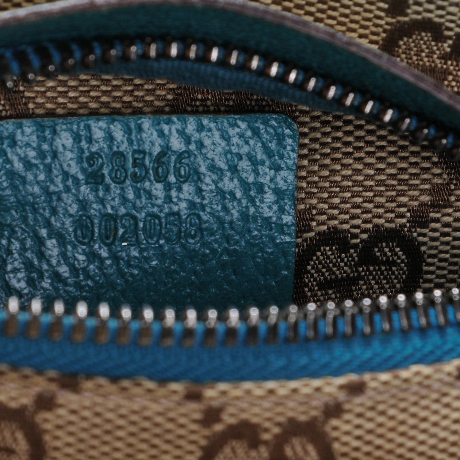 Gucci GG Monogram Web Double Pocket Belt Bag Turquoise 7 of 9