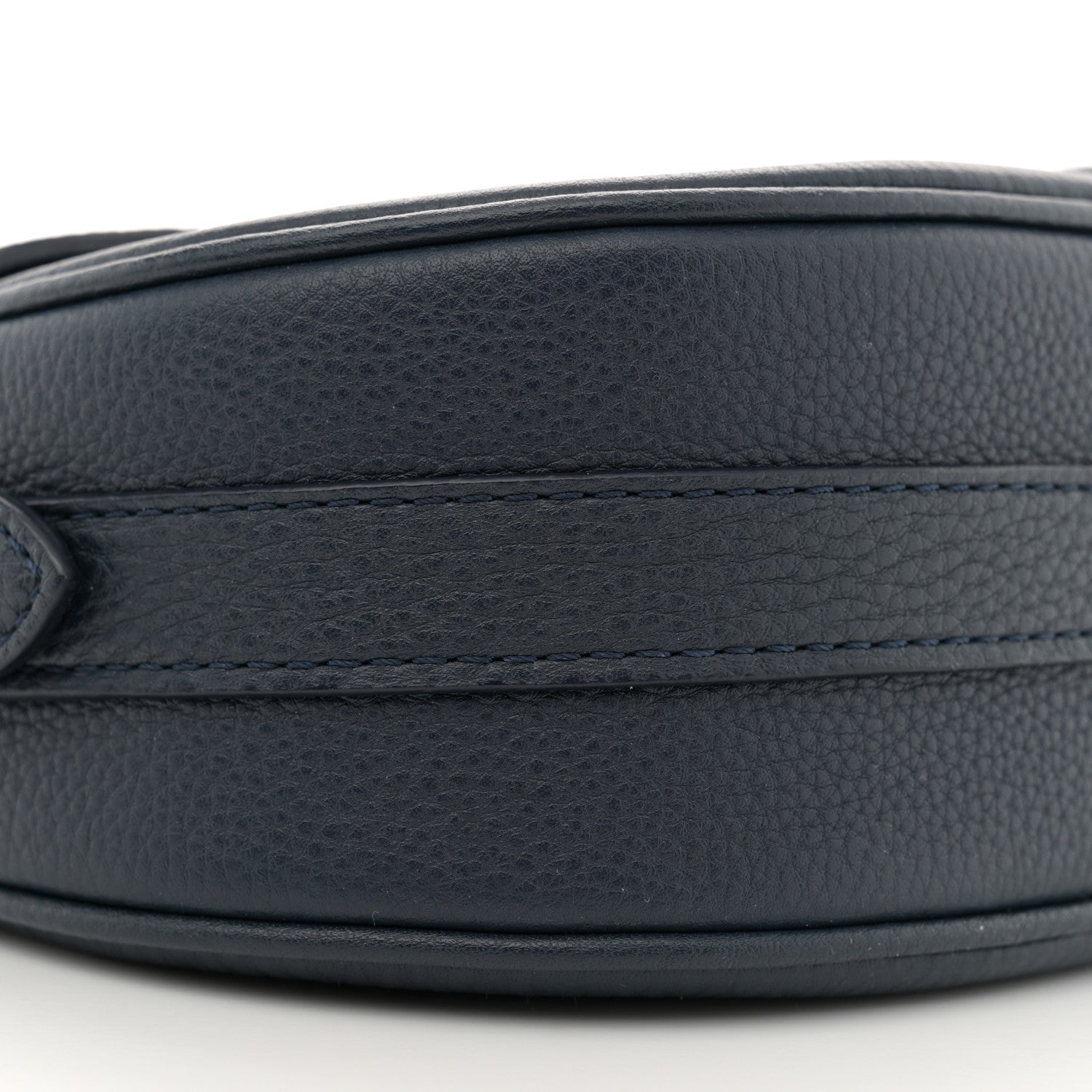 Louis Vuitton Grained Calfskin LV Pont 9 Soft MM Bleu Marine 8 of 10
