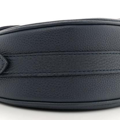 Louis Vuitton Grained Calfskin LV Pont 9 Soft MM Bleu Marine 8 of 10