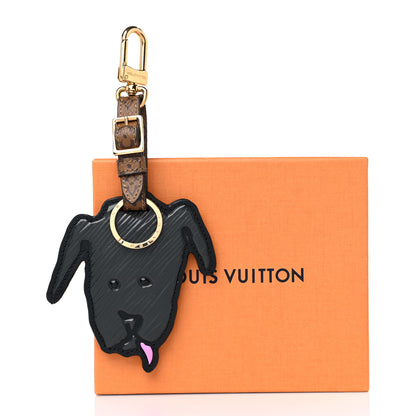 Louis Vuitton Epi Reverse Monogram Catogram Bag Charm Key Holder Gris 3 of 3