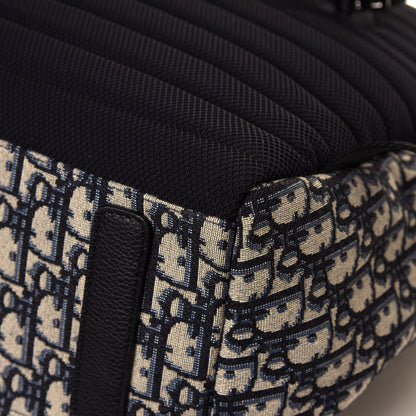 Christian Dior Oblique Calfskin Rider Backpack Beige Black 11 of 14