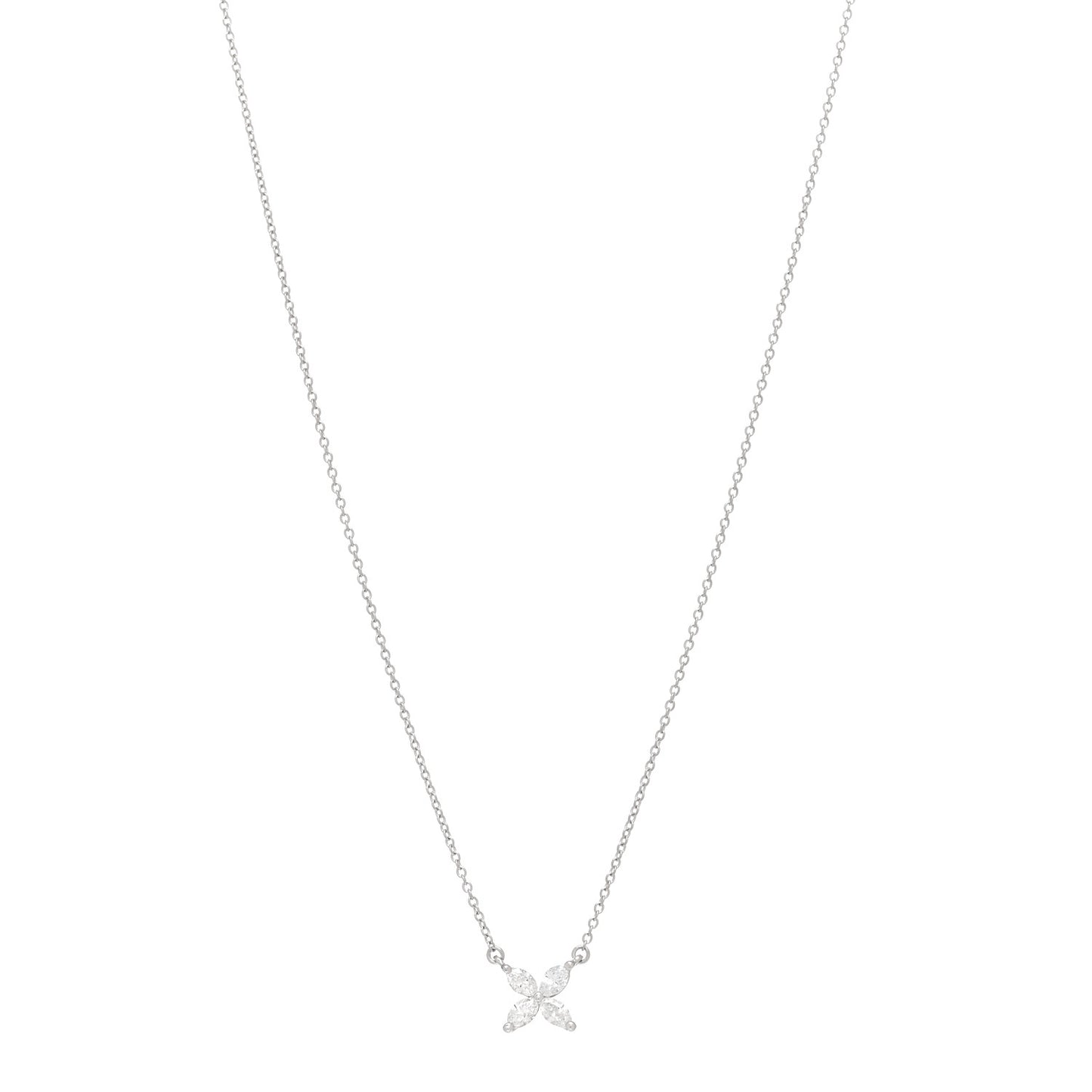 Platinum Diamond Medium Victoria Necklace