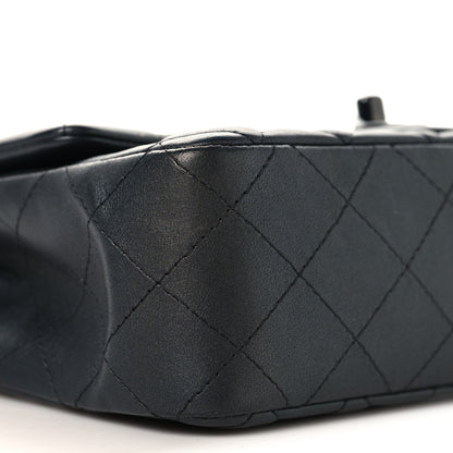 Chanel Pearly Lambskin Quilted Mini Rectangular Flap So Black 9 of 10