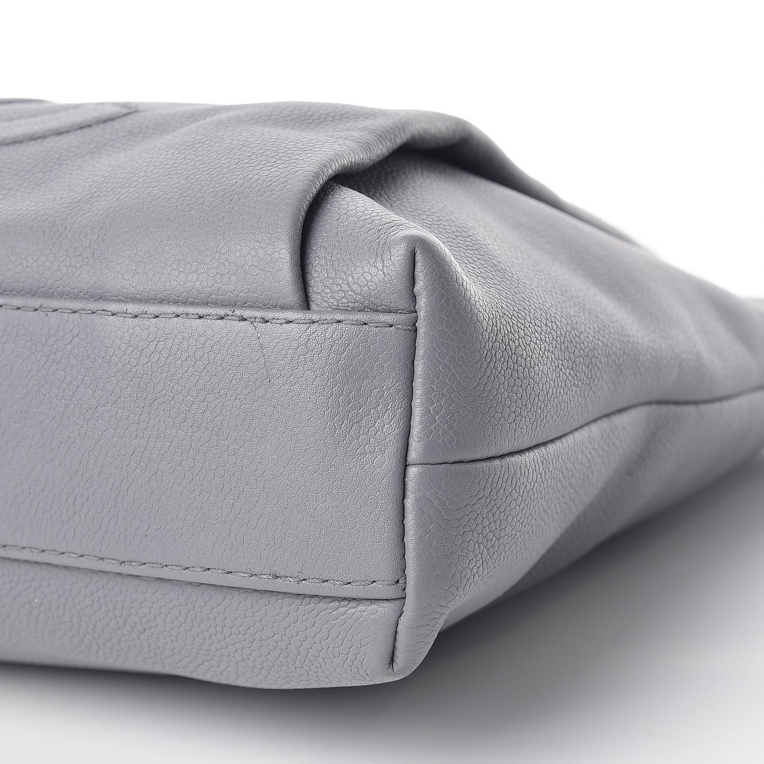Chanel Caviar Large CC Tuck Tote Grey 9 of 11