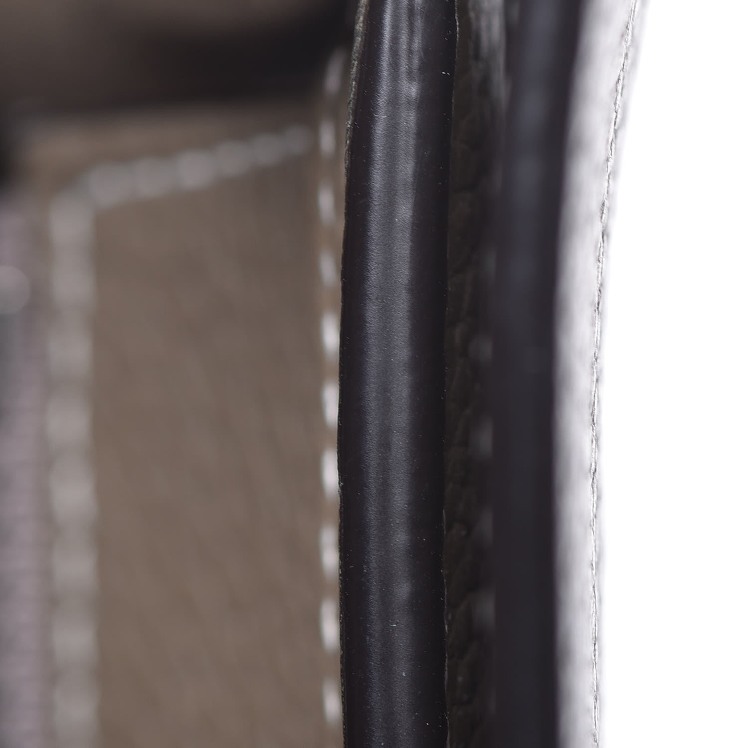 Celine Drummed Calfskin Nano Luggage Souris 19 of 19