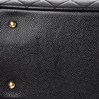 Chanel CHANELCaviarQuiltedPetitTimelessTotePTTBlack 9 of 13