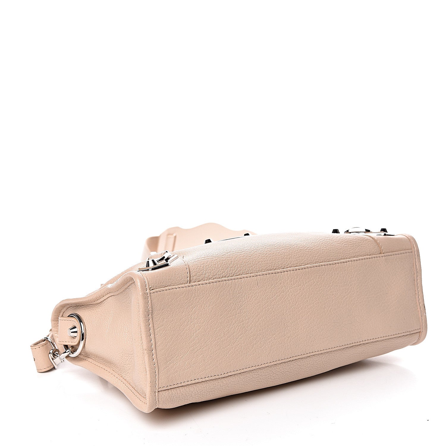 Balenciaga Chevre Silver Metallic Edge Hardware S City Tapioca 4 of 19