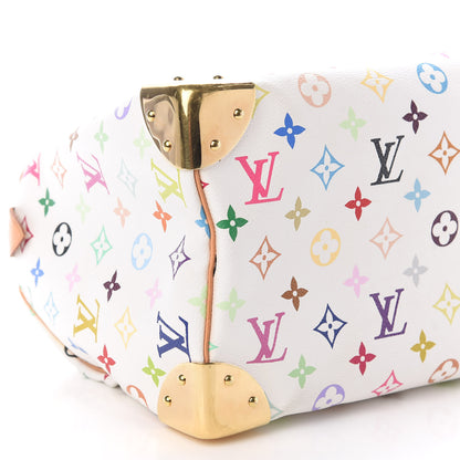 Louis Vuitton Monogram Multicolor Speedy 30 White 8 of 9